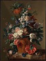 ヤン・ファン・ホイスムの古典的な花のヌードの花瓶